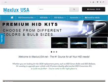 Tablet Screenshot of maxluxusa.net